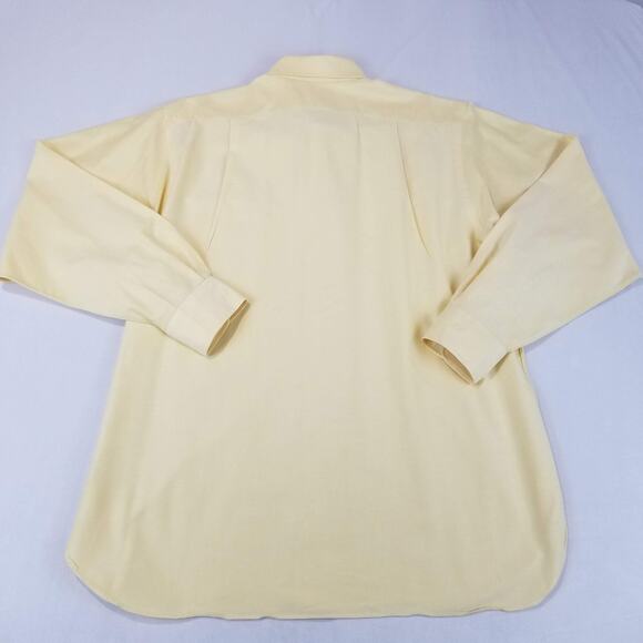 Ben Silver Shirt Mens 17-36 Button Down Long Sleeve Made USA Pocket Dress Shirt - Picture 3 of 9